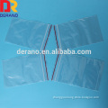 LDPE custom clear ziplock bag with coloured line